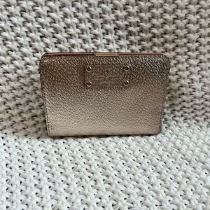 Gold Kate Spade Wallet